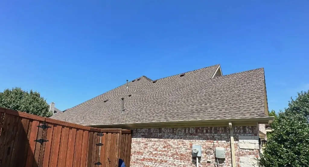 Completed roof replacement project in Lexington